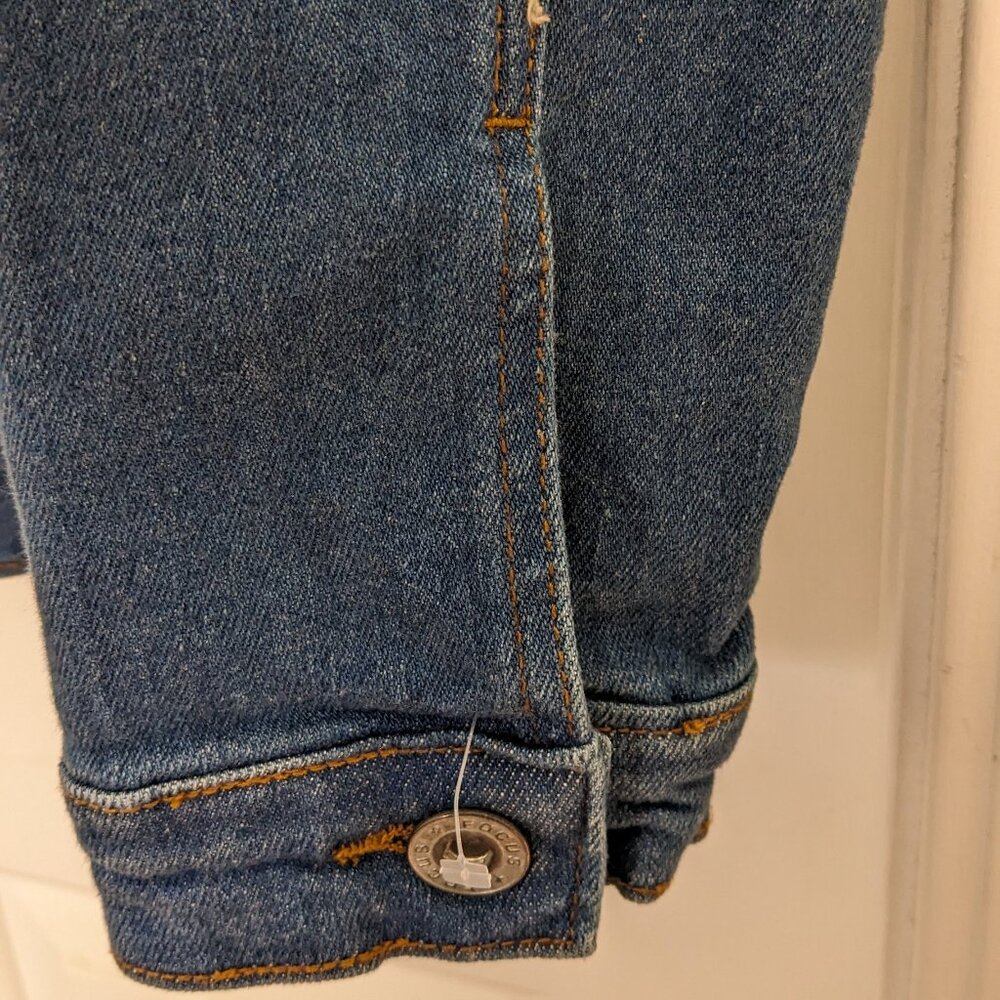 Vintage Y2K Focus Men's Denim  Comic  Jacket Size XL Blue - Picture 6 of 12